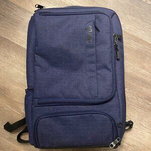 eBags Professional Slim Weekender Backpack, Navy Blue, excellent used condition